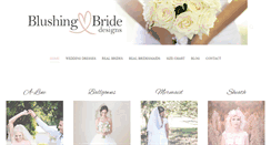 Desktop Screenshot of blushingbride.co.za